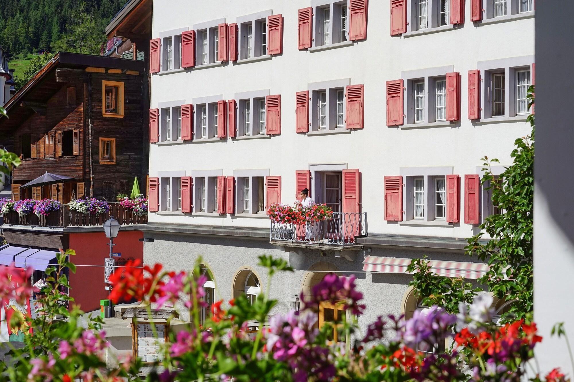 Thermal Hotels & Walliser Alpentherme Leukerbad Ngoại thất bức ảnh